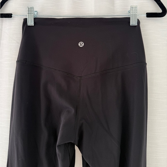 Lululemon Align High Rise Mini Flare Pant Black Nulu | Size 4 - Picture 11 of 13